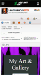 Mobile Screenshot of laurosaurus.deviantart.com