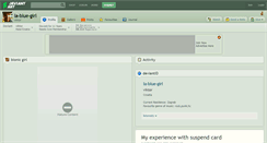 Desktop Screenshot of la-blue-girl.deviantart.com