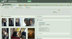 Desktop Screenshot of makemeglow.deviantart.com