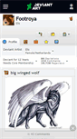 Mobile Screenshot of footroya.deviantart.com