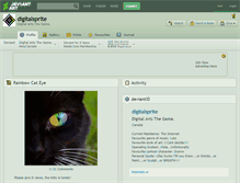Tablet Screenshot of digitalsprite.deviantart.com