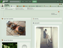 Tablet Screenshot of nhathy.deviantart.com