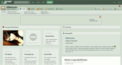 Desktop Screenshot of kittenlynn.deviantart.com