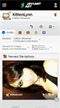 Mobile Screenshot of kittenlynn.deviantart.com