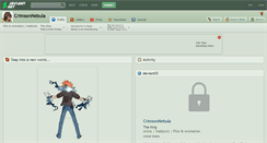 Desktop Screenshot of crimsonnebula.deviantart.com