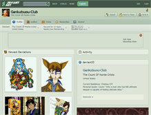 Tablet Screenshot of gankutsuou-club.deviantart.com