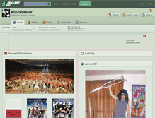 Tablet Screenshot of kissfan4ever.deviantart.com