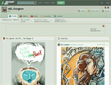 Tablet Screenshot of mel-dungeon.deviantart.com