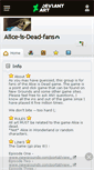 Mobile Screenshot of alice-is-dead-fans.deviantart.com