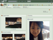 Tablet Screenshot of kuec.deviantart.com