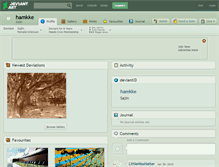 Tablet Screenshot of hamkke.deviantart.com