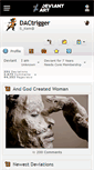 Mobile Screenshot of dactrigger.deviantart.com