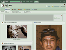 Tablet Screenshot of dactrigger.deviantart.com