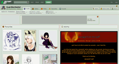 Desktop Screenshot of guardianmaster.deviantart.com