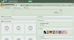 Desktop Screenshot of jackspiserfangirl.deviantart.com