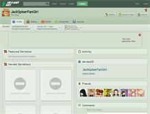 Tablet Screenshot of jackspiserfangirl.deviantart.com