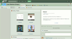 Desktop Screenshot of cute-pokemon-group.deviantart.com