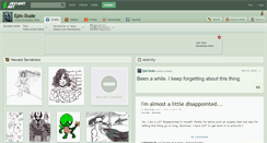 Desktop Screenshot of epic-dude.deviantart.com