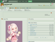 Tablet Screenshot of hatchback-girl.deviantart.com