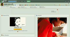 Desktop Screenshot of madam-lara-croft.deviantart.com
