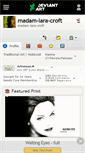 Mobile Screenshot of madam-lara-croft.deviantart.com