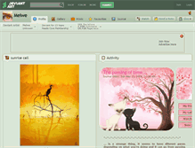 Tablet Screenshot of melwe.deviantart.com