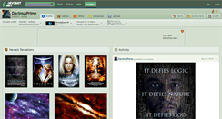 Desktop Screenshot of davimusprime.deviantart.com