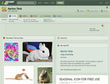 Tablet Screenshot of marion-tank.deviantart.com