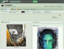 Tablet Screenshot of frausalami.deviantart.com