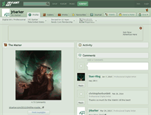 Tablet Screenshot of jrbarker.deviantart.com