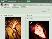 Tablet Screenshot of jugenis.deviantart.com