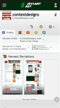 Mobile Screenshot of contestdesigns.deviantart.com