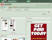 Tablet Screenshot of contestdesigns.deviantart.com