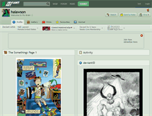 Tablet Screenshot of halawson.deviantart.com