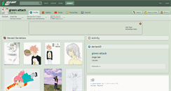 Desktop Screenshot of green-attack.deviantart.com