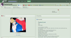 Desktop Screenshot of phantomcomet.deviantart.com