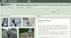 Desktop Screenshot of night-fangs.deviantart.com