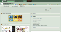 Desktop Screenshot of eevee-evolution-club.deviantart.com