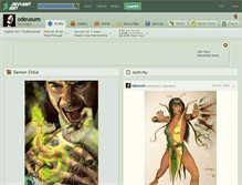 Tablet Screenshot of odeusum.deviantart.com