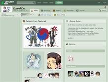 Tablet Screenshot of koreafc.deviantart.com