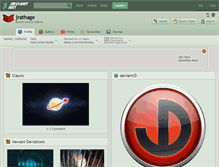 Tablet Screenshot of jrathage.deviantart.com