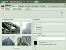 Tablet Screenshot of elsaboots.deviantart.com