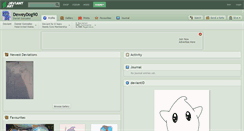 Desktop Screenshot of deweydog90.deviantart.com