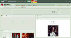 Desktop Screenshot of hello-satan.deviantart.com