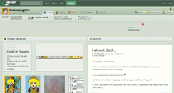 Desktop Screenshot of hornedangel04.deviantart.com