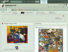 Tablet Screenshot of doofus-the-cool.deviantart.com