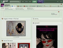 Tablet Screenshot of lyanyne.deviantart.com