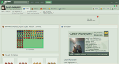 Desktop Screenshot of leon-murayami.deviantart.com
