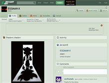 Tablet Screenshot of eggman-x.deviantart.com