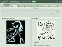Tablet Screenshot of kadoyuu.deviantart.com